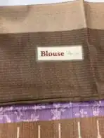 Gulabi (Kattam Tussar silk) - Lilac - Image 4