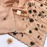 Iris (Metallic tissue silk) - Rose quartz