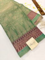 Senthamarai (Kancheevaram soft silk) - Powder green