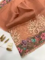 Madeleine (Pure Organza silk) - Burnished rose