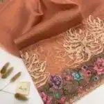Madeleine (Pure Organza silk) - Burnished rose
