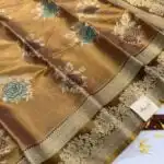 Poongothai (Tissue Kancheevaram silk ) - Honey glazed