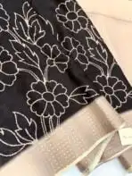 Sindhu (Viscoses silk) - Midnight black - Image 2