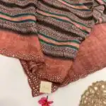 Aathmika (Handloom Tussar) - Dusty coral