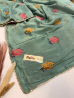 Madhubala (Butterflow Viscose) - Sea green - Image 3