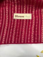 Aaradhana (Paithani Heritage silk) - Hot pink - Image 5