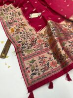 Aaradhana (Paithani Heritage silk) - Hot pink - Image 3