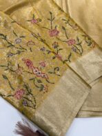 Iyla (Jaquard woven silk) - Soft yellow - Image 2