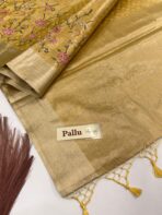 Iyla (Jaquard woven silk) - Soft yellow - Image 4