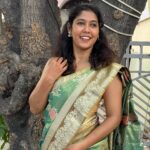 Poongothai (Tissue Kancheevaram silk) - Golden green