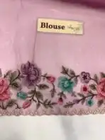 Madeleine (Pure Organza silk) - Blush mist - Image 5