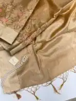 Iyla (Jaquard woven silk) - Honey glazed - Image 2