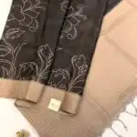 Sindhu (Viscoses silk) - Charcoal grey