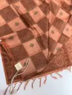 Paarijatham (Jute silk) - Orange
