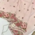 Blush & Bloom (Cross stitch in Kota) - Peach