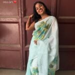 Blush & Bloom (Hand-painted Kota) - Blue