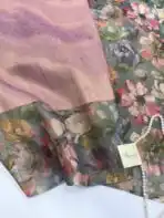 Festive spark (Silk by Linen) - Pink - Image 2