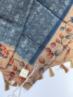 Seetha (Tussar silk) - Blue