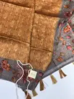 Seetha (Tussar silk) - Mustard