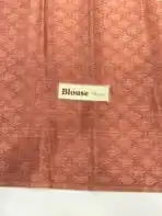 Mila (Tussar silk) - Peach - Image 4