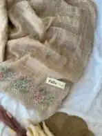 Elam thendral (Crushed georgette) - Beige - Image 3