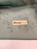 Shilpa (Crushed tissue silk) - Green - Image 3