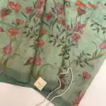 Shilpa (Crushed tissue silk) - Green