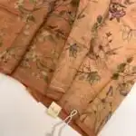 Shilpa (Crushed tissue silk) - Orange