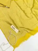 Mridhula (Banarasi semi silk) - Yellow - Image 3