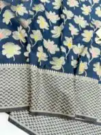 Mridhula (Banarasi semi silk) - Dark teal - Image 2