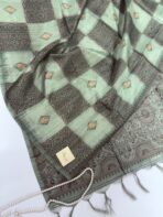 Paarijatham (Jute silk) - Rexona green