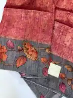 Seetha (Tussar silk) - Dusty pink