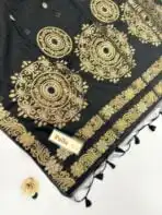 Bhavina (Silk cotton) - Black - Image 3