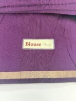 Aadhya (Silk cotton) - Purple - Image 4