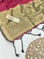 Aadhya (Silk cotton) - Hot pink - Image 3