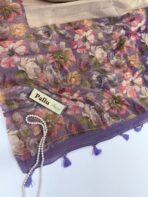 Festive spark (Silk by Linen) - Dusty tan - Image 3