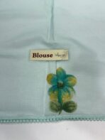 Blush & Bloom (Hand-painted Kota) - Blue - Image 6