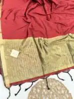 Aadhya (Silk cotton) - Red