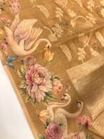 Mila (Tussar silk) - Mustard - Image 2