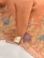 Merlin (Pure designer Organza) - Tangerine
