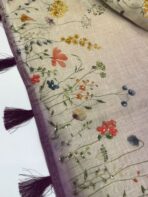 Sia (Embroidered Linen) - Purple - Image 3