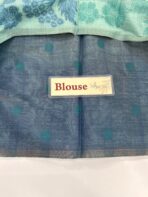 Let’s bloom (Muga cotton) - Soft blue - Image 4