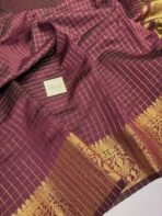 Mayilini (Banarasi soft silk) - Coffee brown