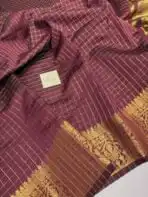 Mayilini (Banarasi soft silk) - Coffee brown
