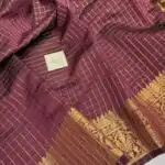Mayilini (Banarasi soft silk) - Coffee brown