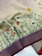 Sia (Embroidered Linen) - Purple - Image 2