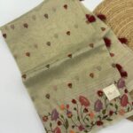 Ayla (Kora tissue silk) - Tea green