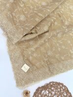 Amelia (Pure Hakoba Organza) - Earthy Olive