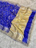 Sukhi (saree) - Royal blue - Image 7