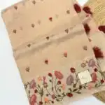 Ayla (Kora tissue silk) - Soft peach